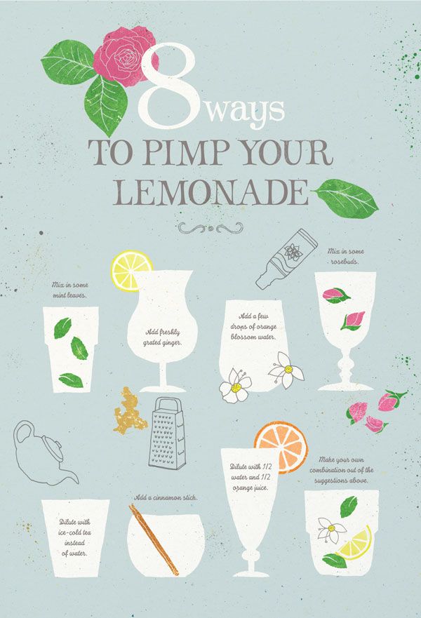 8 ways to pimp your lemonade