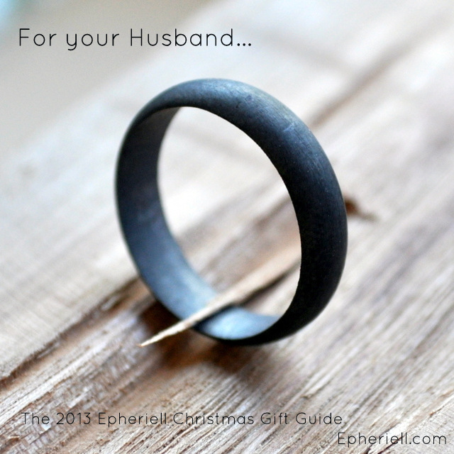 Men's Matte Oxidised Wedding Band (7)