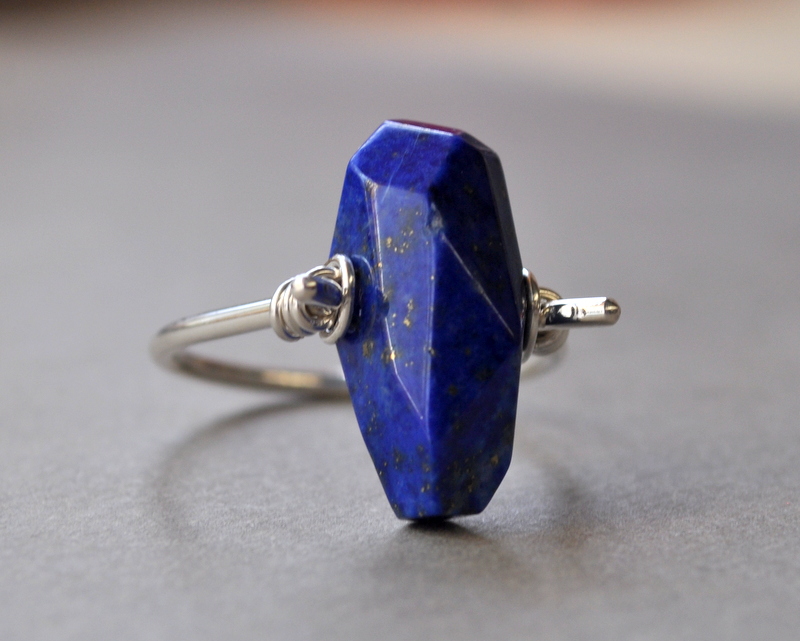 Ring - Lapis Lazuli + Sterling Silver.