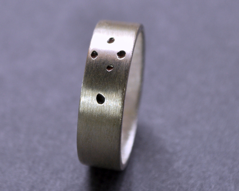 Southern Cross Ring - Sterling Silver - 5mm Flat Matte(1)
