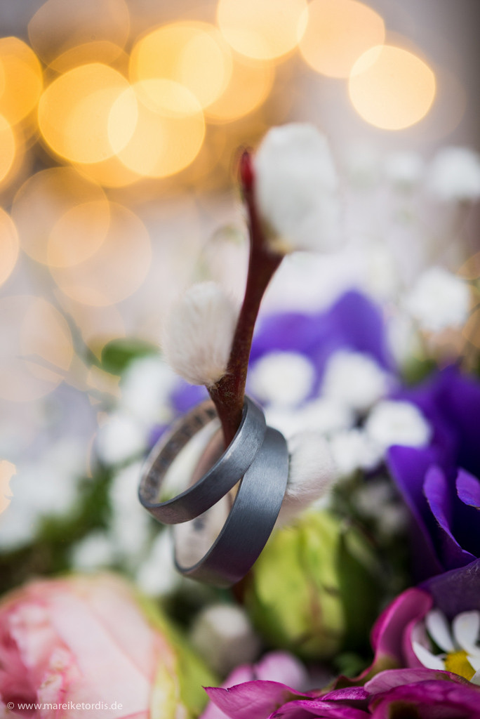 secret message wedding rings - oxidised sterling silver - handmade by Epheriell