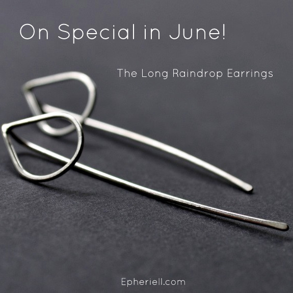 June Special 2014: The Long Raindrop Earrings