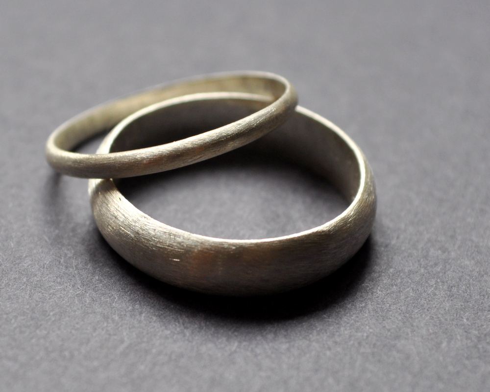 thumbnail image 2 of Handmade Sterling Silver Wedding Band - 3mm Width, 925 Silver - The Jewellery Store London 2 of 5