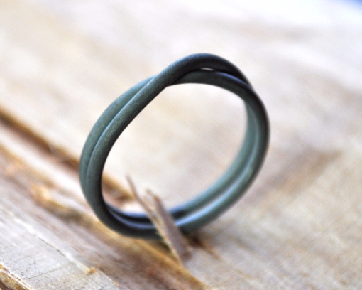 Sterling Silver Oxidised Infinity Ring - Image 3